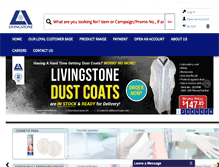 Tablet Screenshot of livingstone.com.au