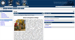 Desktop Screenshot of campusweb.livingstone.edu