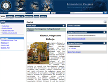 Tablet Screenshot of campusweb.livingstone.edu